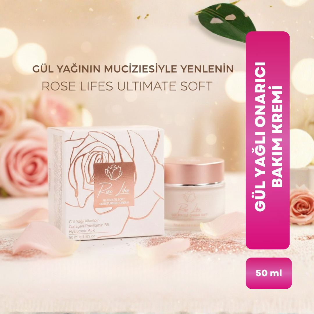 Gül Yağlı Onarıcı Bakım Kremi (50 ml)