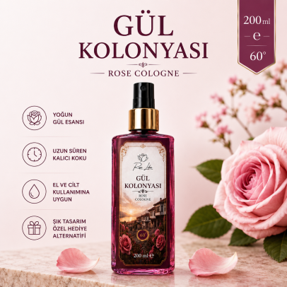 Gül Kolonyası 200 ml