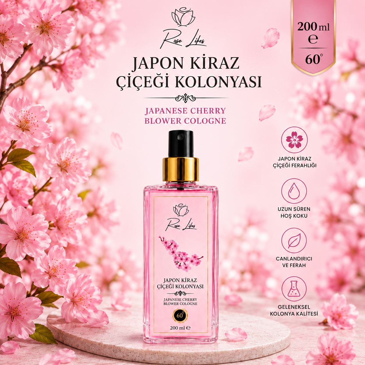 Japon kiraz çiçeği esanslı 200 ml